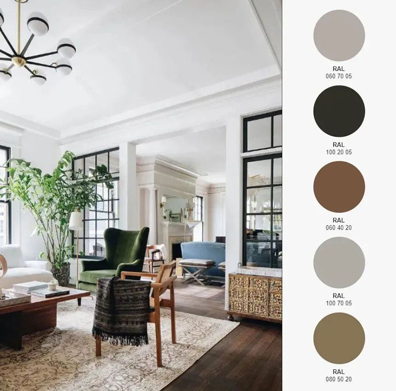 RAL色彩搭配 RAL色彩搭配