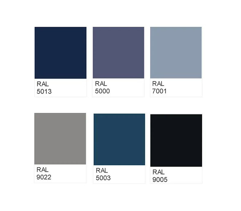 RAL钴蓝色调色板 RAL钴蓝色调色板
