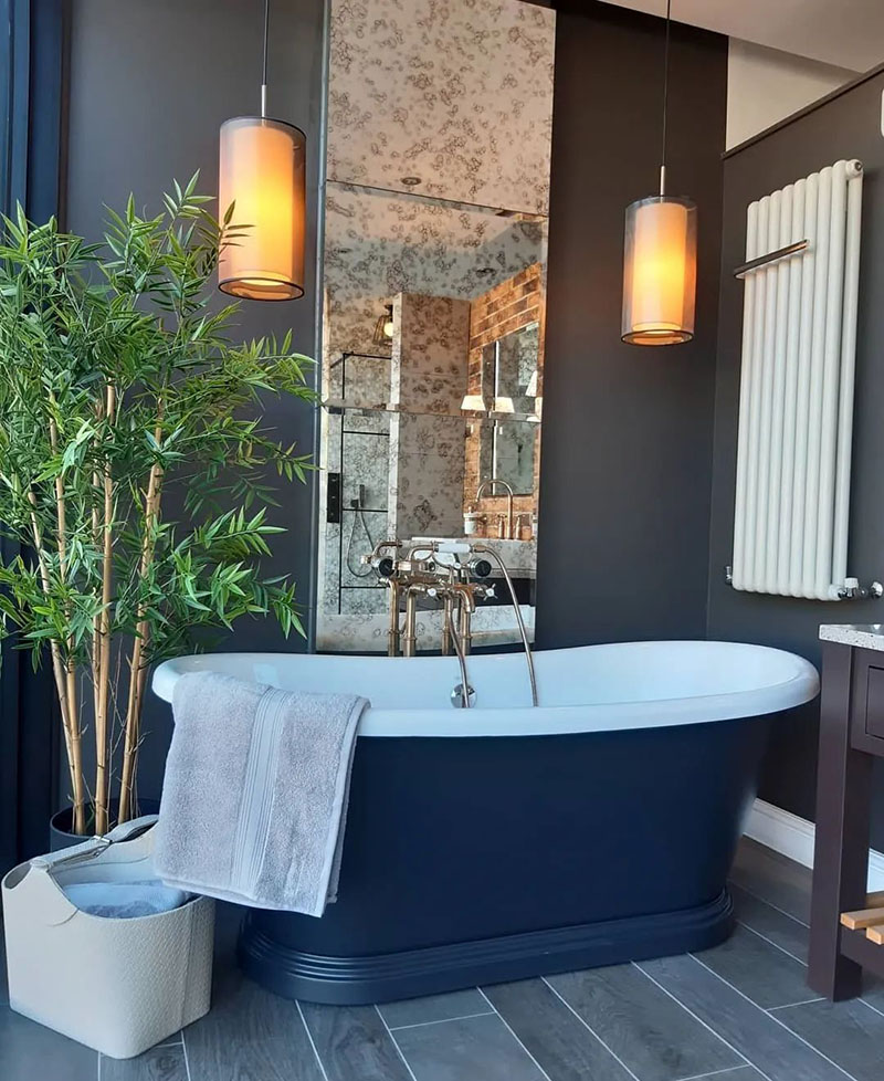 钴蓝色浴缸 钴蓝色浴缸