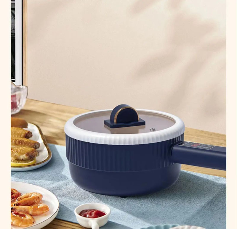 钴蓝色电煮锅 钴蓝色电煮锅