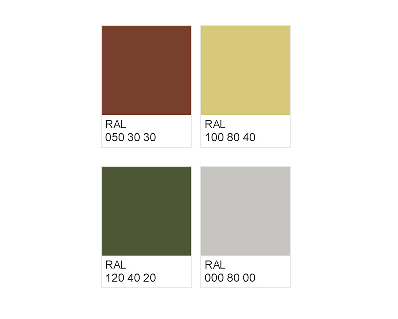 ral色彩搭配 ral色彩搭配