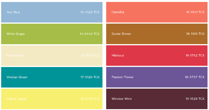 潘通2025春夏色彩趋势 潘通2025春夏色彩趋势