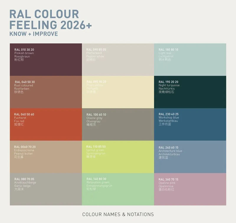 劳尔色彩趋势体验2026+ 劳尔色彩趋势体验2026+