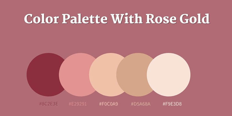 Rose Gold调色板 Rose Gold调色板